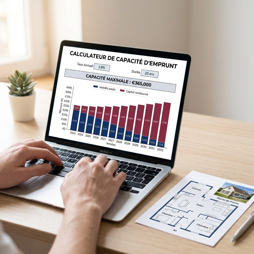 Pack Calculateurs Excel — Intérêts Composés & Capacité d'Emprunt