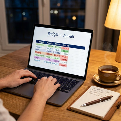 Budget Mensuel Automatisé — Tableau Excel avec Suivi Annuel