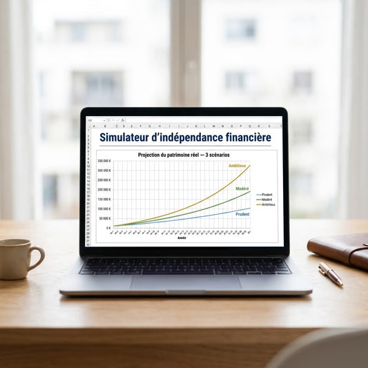 Simulateur d'Indépendance Financière — Tableau Excel