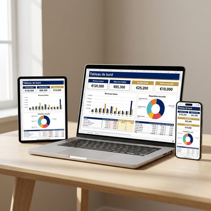 Budget Mensuel Automatisé — Tableau Excel avec Suivi Annuel
