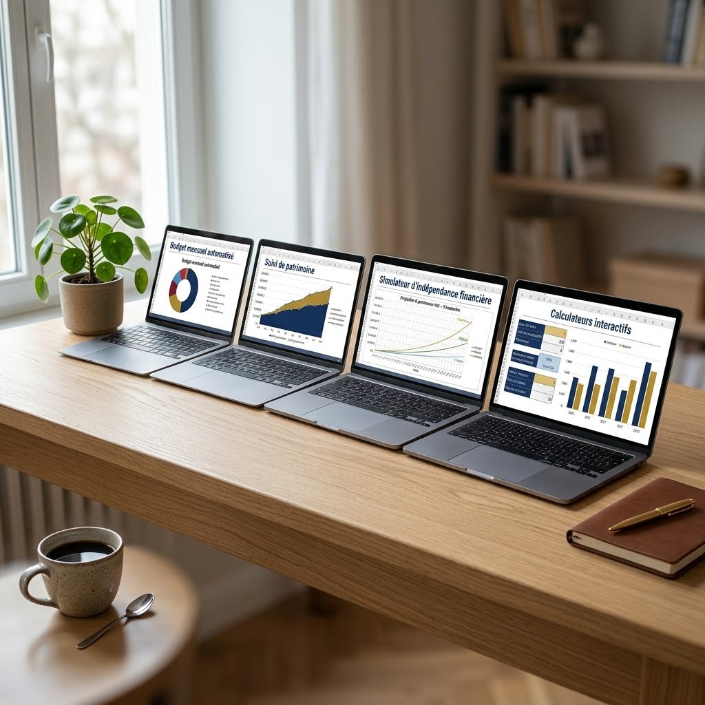 Pack Complet — Les 4 Outils Excel Épargne & Investissement