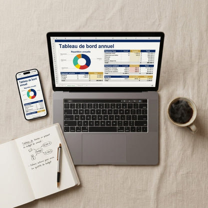 Budget Mensuel Automatisé — Tableau Excel avec Suivi Annuel