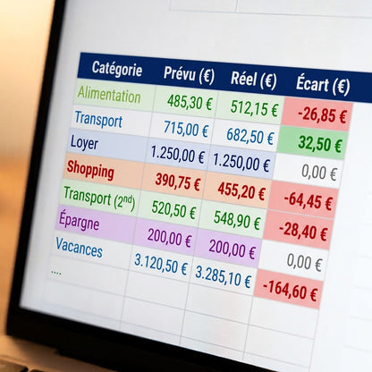 Budget Mensuel Automatisé — Tableau Excel avec Suivi Annuel